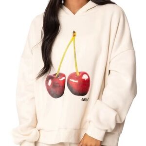 Edikted Cherry Sweatshirt
